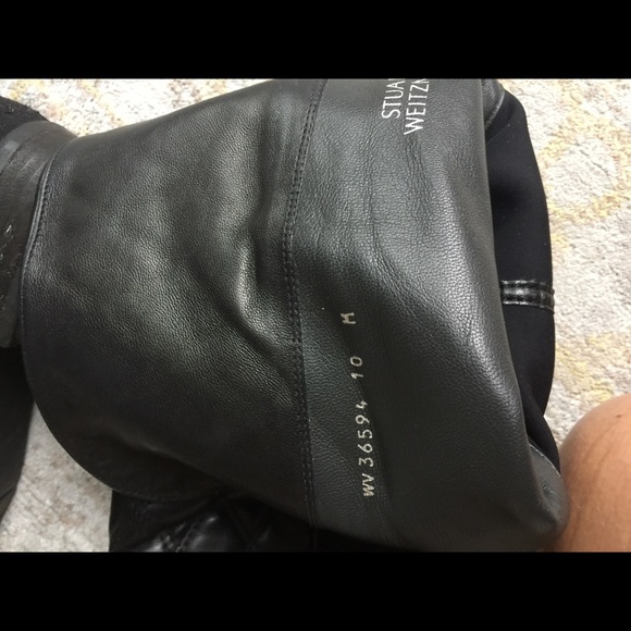Stuart Weitzman Quilted Over the knee 50/50 Boots - Picture 7 of 11